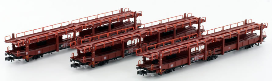 Kato HobbyTrain Lemke H23924 - German 3pc Car Transporter Set Offs